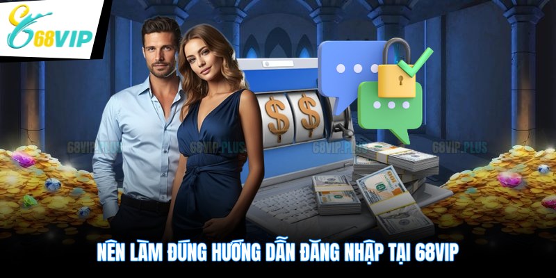 Nên làm đúng hướng dẫn đăng nhập tại 68VIP